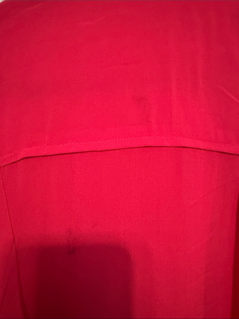 NWT Maeve Anthropologie Bright Raspberry Red Pink Shirt Jacket with Cream Trim - Picture 7 of 9
